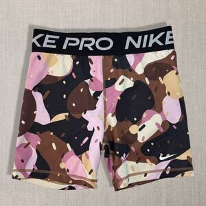 Nike Pro Dri Fit Shorts Girls XL Ice Cream Sprinkles Athletic